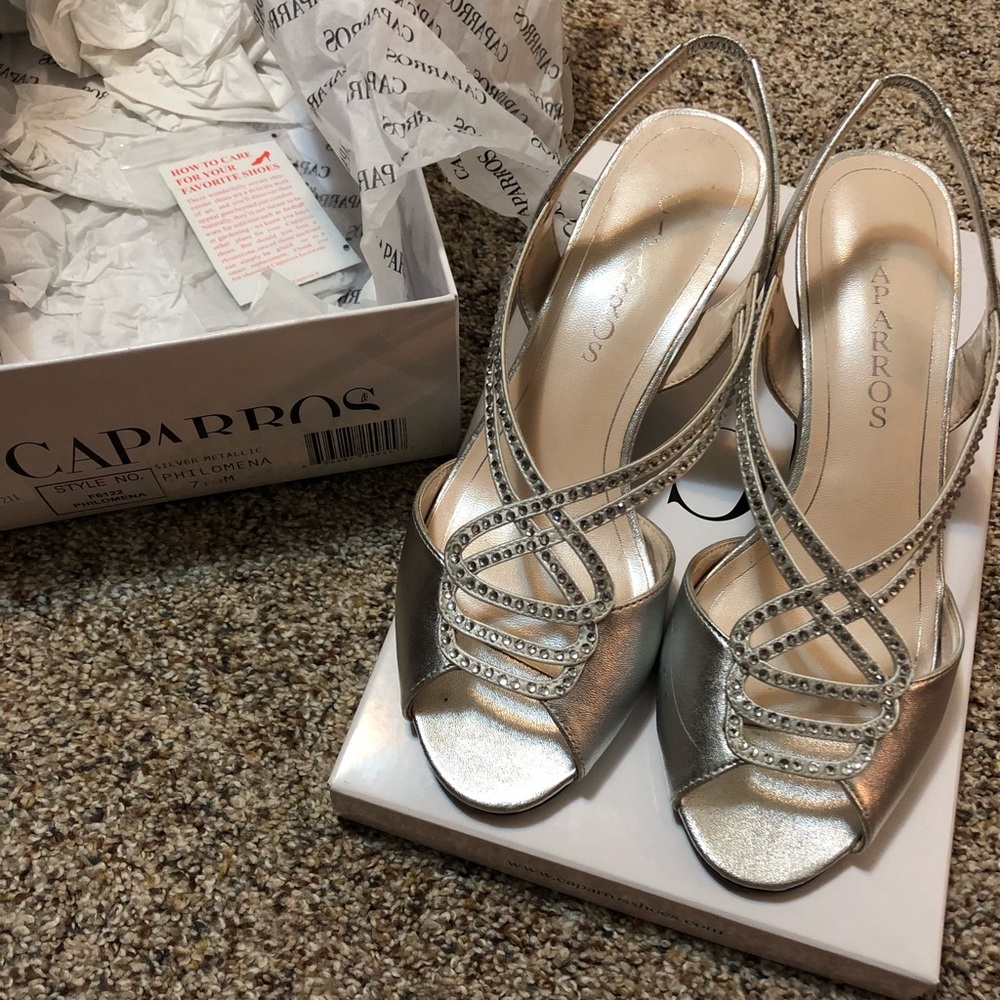 Caparros philomena silver metalic